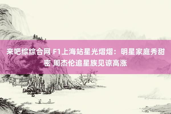 来吧综综合网 F1上海站星光熠熠：明星家庭秀甜密 周杰伦追星族见谅高涨